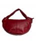 BOTTEGA VENETA (ボッテガベネタ) ダブルノットレザーワンショルダーバッグ レッド：85000円