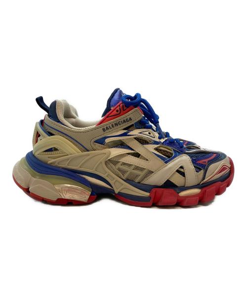 BALENCIAGA（バレンシアガ）BALENCIAGA (バレンシアガ) Track2 ブルー×レッド サイズ:36の古着・服飾アイテム