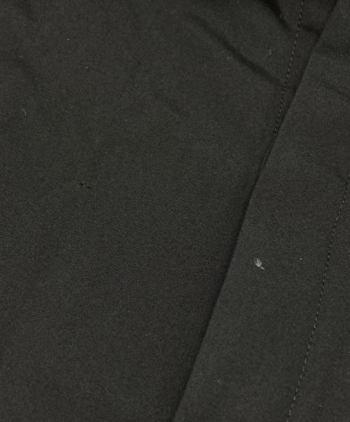 yohji yamamoto+noir（ヨウジヤマモトプリュスノアール）yohji yamamoto+noir (ヨウジヤマモトプリュスノアール) バックフロント比翼シャツ8/fly front shirt/concealed placket shirt ブラック サイズ:1の古着・服飾アイテム