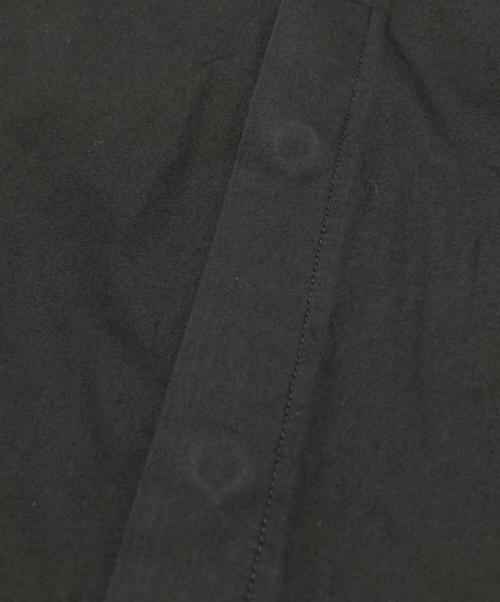 yohji yamamoto+noir（ヨウジヤマモトプリュスノアール）yohji yamamoto+noir (ヨウジヤマモトプリュスノアール) バックフロント比翼シャツ8/fly front shirt/concealed placket shirt ブラック サイズ:1の古着・服飾アイテム