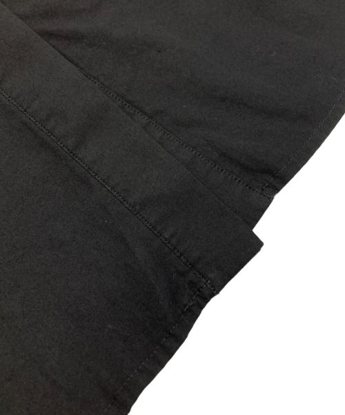 yohji yamamoto+noir（ヨウジヤマモトプリュスノアール）yohji yamamoto+noir (ヨウジヤマモトプリュスノアール) バックフロント比翼シャツ8/fly front shirt/concealed placket shirt ブラック サイズ:1の古着・服飾アイテム