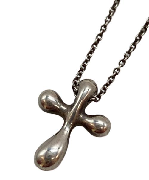TIFFANY & Co.（ティファニー）TIFFANY & Co. (ティファニー) エルサペレッティ クロスネックレス シルバーの古着・服飾アイテム