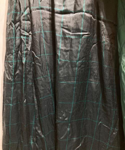 TOGA PULLA（トーガ プルラ）TOGA PULLA (トーガ プルラ) CHECK PRINT DRESS/チェックプリントドレス グリーン サイズ:36の古着・服飾アイテム