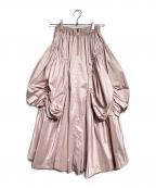 AKIKOAOKIアキコアオキ）の古着「パフロングスカート/puff long skirt」｜ピンク