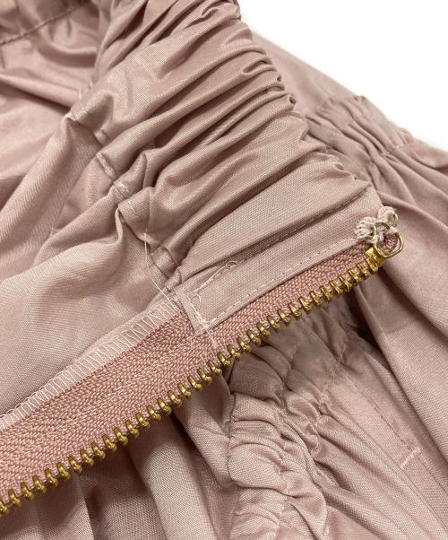 AKIKOAOKI（アキコアオキ）AKIKOAOKI (アキコアオキ) パフロングスカート/puff long skirt ピンク サイズ:38の古着・服飾アイテム