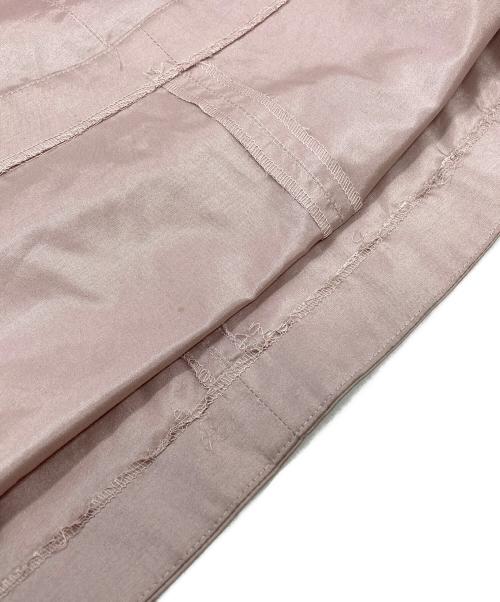 AKIKOAOKI（アキコアオキ）AKIKOAOKI (アキコアオキ) パフロングスカート/puff long skirt ピンク サイズ:38の古着・服飾アイテム