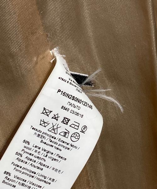 N°21（ヌメロヴェントゥーノ）N°21 (ヌメロヴェントゥーノ) ビジューベルトチェックコート ブルー×ブラック サイズ:36の古着・服飾アイテム