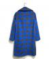 N°21 (ヌメロヴェントゥーノ) ビジューベルトチェックコート ブルー×ブラック サイズ:36：18000円
