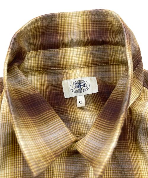 A BATHING APE（ア ベイシング エイプ）A BATHING APE (ア ベイシング エイプ) 長袖シャツ ブラウン サイズ:XLの古着・服飾アイテム