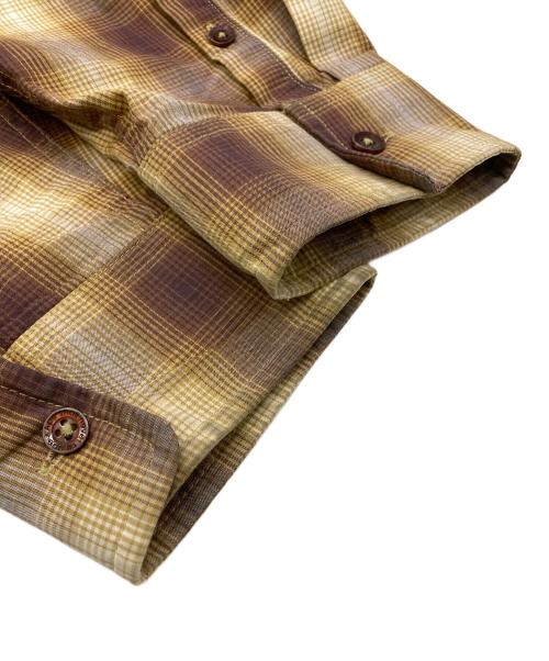 A BATHING APE（ア ベイシング エイプ）A BATHING APE (ア ベイシング エイプ) 長袖シャツ ブラウン サイズ:XLの古着・服飾アイテム