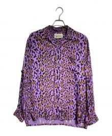 WACKO MARIA（ワコマリア）の古着「HAWAIIAN SHIRT LEOPARD/ハワイアンシャツレオパード」｜パープル