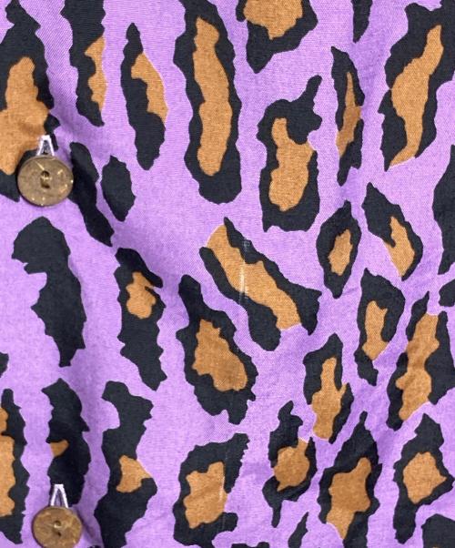 WACKO MARIA（ワコマリア）WACKO MARIA (ワコマリア) HAWAIIAN SHIRT LEOPARD/ハワイアンシャツレオパード パープル サイズ:Mの古着・服飾アイテム