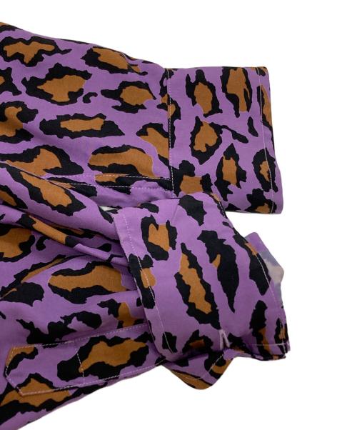 WACKO MARIA（ワコマリア）WACKO MARIA (ワコマリア) HAWAIIAN SHIRT LEOPARD/ハワイアンシャツレオパード パープル サイズ:Mの古着・服飾アイテム