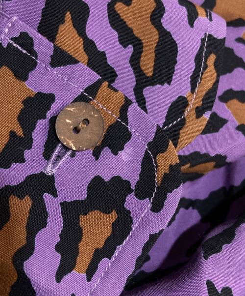 WACKO MARIA（ワコマリア）WACKO MARIA (ワコマリア) HAWAIIAN SHIRT LEOPARD/ハワイアンシャツレオパード パープル サイズ:Mの古着・服飾アイテム