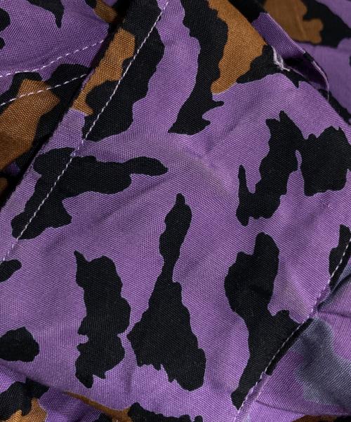 WACKO MARIA（ワコマリア）WACKO MARIA (ワコマリア) HAWAIIAN SHIRT LEOPARD/ハワイアンシャツレオパード パープル サイズ:Mの古着・服飾アイテム