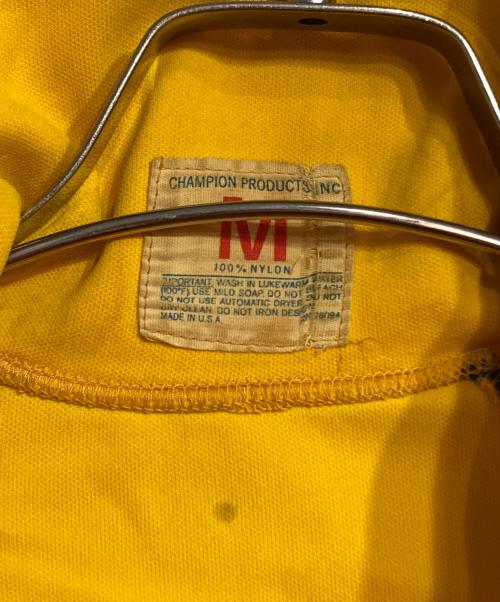 Champion（チャンピオン）Champion (チャンピオン) USA製ヴィンテージトラックジャケット イエロー サイズ:Mの古着・服飾アイテム