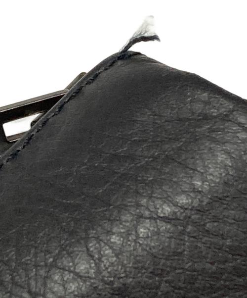 Maison Margiela（メゾンマルジェラ）Maison Margiela (メゾンマルジェラ) 2WAYレザーライダースジャケット/2-way leather rider's jacket ブラック サイズ:40の古着・服飾アイテム