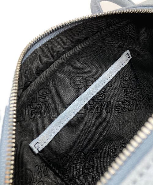 MARGE SHER WOOD（マージシャーウッド）MARGE SHER WOOD (マージシャーウッド) ワンショルダーバッグ ブルーの古着・服飾アイテム