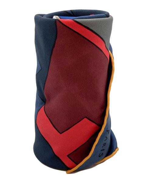 HERMES（エルメス）HERMES (エルメス) カレ70/THE NATURE OF MEN/シルクスカーフ ネイビーの古着・服飾アイテム