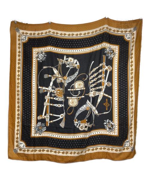 HERMES（エルメス）HERMES (エルメス) カレジェアン140 ブラック×ブラウンの古着・服飾アイテム