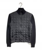 PRADAプラダ）の古着「ニット切替ナイロンジャケット」｜ブラック