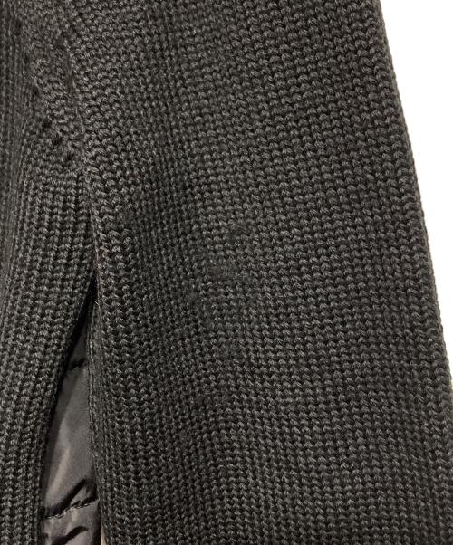PRADA（プラダ）PRADA (プラダ) ニット切替ナイロンジャケット ブラック サイズ:46の古着・服飾アイテム