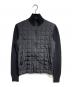 PRADA（プラダ）の古着「ニット切替ナイロンジャケット」｜ブラック