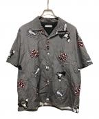 flagstuffフラグスタフ）の古着「TATTOO S/S SHIRTS」｜グレー