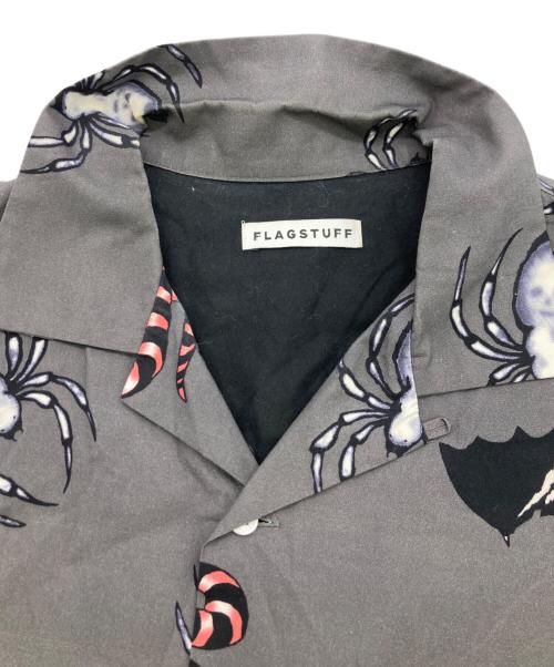 flagstuff（フラグスタフ）FLAGSTUFF (フラグスタフ) TATTOO S/S SHIRTS グレー サイズ:SIZE Lの古着・服飾アイテム