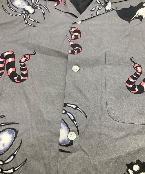 flagstuff（フラグスタフ）FLAGSTUFF (フラグスタフ) TATTOO S/S SHIRTS グレー サイズ:SIZE Lの古着・服飾アイテム