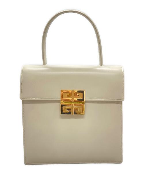 GIVENCHY（ジバンシィ）GIVENCHY (ジバンシィ) 4Gロゴ2WAYハンドバッグ ホワイトの古着・服飾アイテム