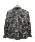 A BATHING APE (ア ベイシング エイプ) ロゴカモフラシャツ ブラック サイズ:M：7000円
