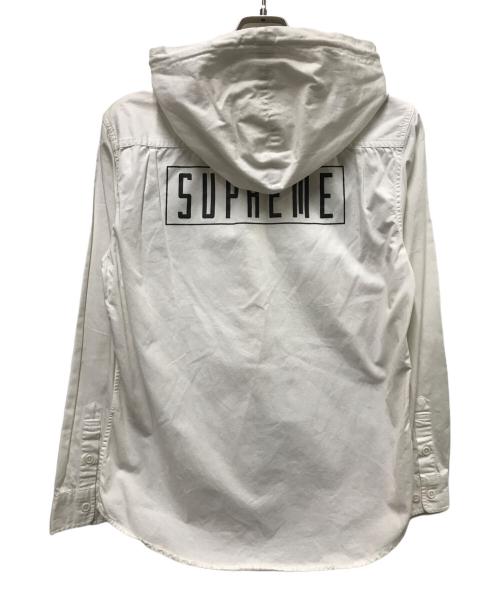 SUPREME（シュプリーム）SUPREME (シュプリーム) Arrested Hooded Shirt ホワイト サイズ:Ｓの古着・服飾アイテム