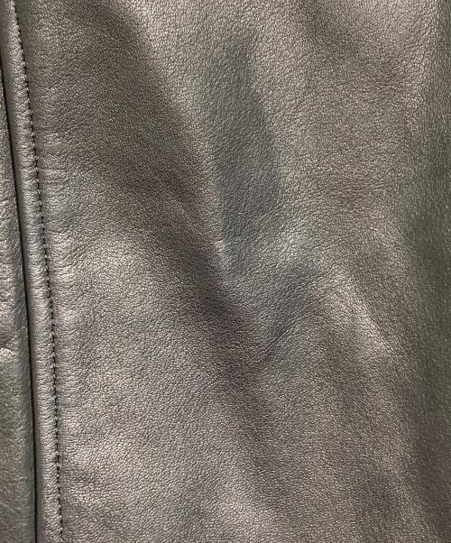 KROWN（クラウン）KROWN (クラウン) レザーダブルライダースジャケット ブラック サイズ:ーの古着・服飾アイテム