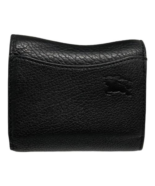 BURBERRY（バーバリー）BURBERRY (バーバリー) ロッキングホースコンパクトウォレット/Rocking Horse Compact Wallet ブラック×グリーンの古着・服飾アイテム