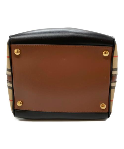 BURBERRY（バーバリー）BURBERRY (バーバリー) 2WAY キューブバッグ ブラウンの古着・服飾アイテム