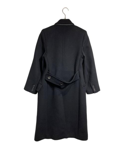 beautiful people（ビューティフルピープル）beautiful people (ビューティフルピープル) ウールメルトンチェスターコート ブラック サイズ:34の古着・服飾アイテム