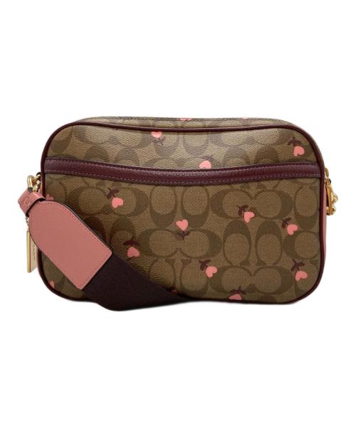 COACH（コーチ）COACH (コーチ) シグネチャーカメラバッグ ベージュの古着・服飾アイテム