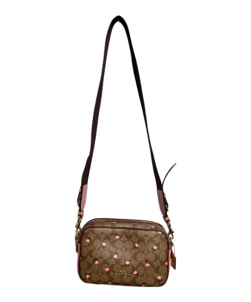 COACH（コーチ）COACH (コーチ) シグネチャーカメラバッグ ベージュの古着・服飾アイテム