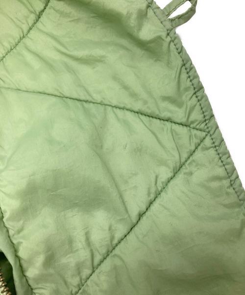 MM6 Maison Margiela（エムエムシックスメゾンマルジェラ）MM6 Maison Margiela (エムエムシックスメゾンマルジェラ) キルティングボンバージャケット/Quilted bomber jacket グリーン サイズ:40の古着・服飾アイテム