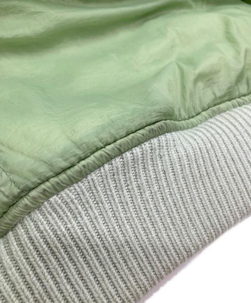 MM6 Maison Margiela（エムエムシックスメゾンマルジェラ）MM6 Maison Margiela (エムエムシックスメゾンマルジェラ) キルティングボンバージャケット/Quilted bomber jacket グリーン サイズ:40の古着・服飾アイテム