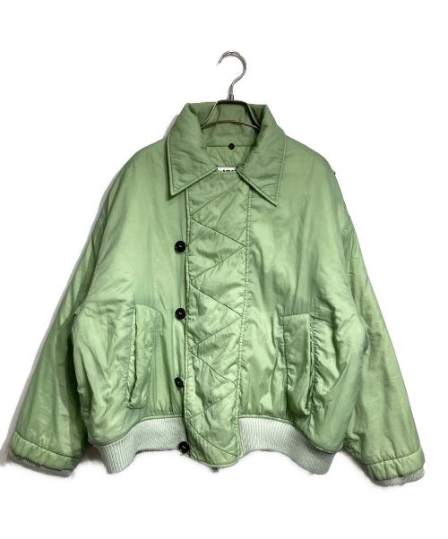 MM6 Maison Margiela（エムエムシックスメゾンマルジェラ）MM6 Maison Margiela (エムエムシックスメゾンマルジェラ) キルティングボンバージャケット/Quilted bomber jacket グリーン サイズ:40の古着・服飾アイテム