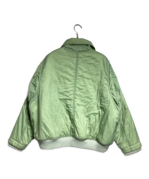 MM6 Maison Margiela（エムエムシックスメゾンマルジェラ）MM6 Maison Margiela (エムエムシックスメゾンマルジェラ) キルティングボンバージャケット/Quilted bomber jacket グリーン サイズ:40の古着・服飾アイテム