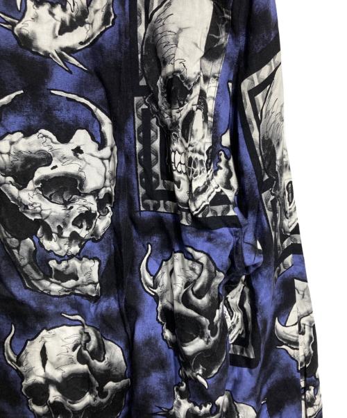 WACKO MARIA（ワコマリア）WACKO MARIA (ワコマリア) 56 TATTOO STUDIO (56 タトゥースタジオ) HAWAIIAN L/S SHIRT/ハワイアンシャツ ブラック サイズ:XLの古着・服飾アイテム