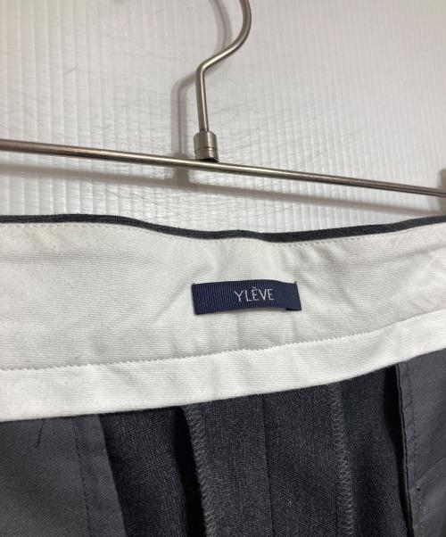 YLEVE（イレーヴ）YLEVE (イレーヴ) WOOL TRICHOTINE TR/ウールトリコチントラウザーパンツ グレー サイズ:1の古着・服飾アイテム
