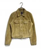 GAPギャップ）の古着「スエードトラッカージャケット」｜ブラウン