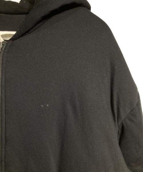 MM6 Maison Margiela（エムエムシックスメゾンマルジェラ）MM6 Maison Margiela (エムエムシックスメゾンマルジェラ) Oversized Padded Zip Hoodie coat ブラック サイズ:XSの古着・服飾アイテム