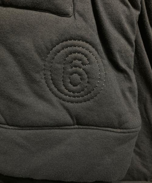 MM6 Maison Margiela（エムエムシックスメゾンマルジェラ）MM6 Maison Margiela (エムエムシックスメゾンマルジェラ) Oversized Padded Zip Hoodie coat ブラック サイズ:XSの古着・服飾アイテム