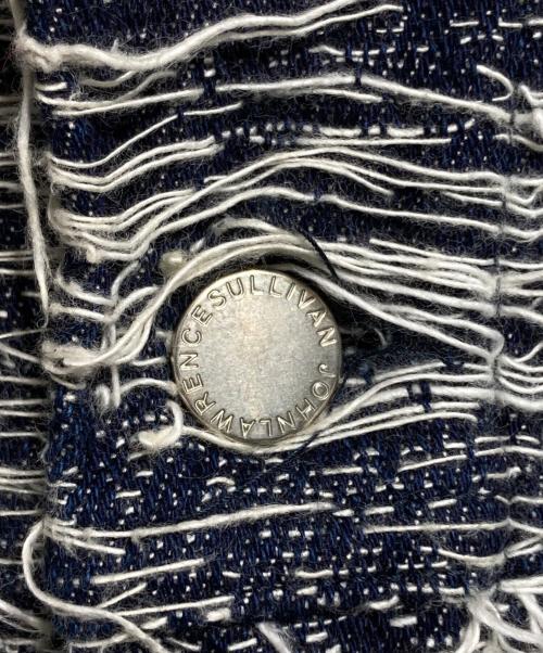 JOHN LAWRENCE SULLIVAN（ジョン ローレンス サリバン）JOHN LAWRENCE SULLIVAN (ジョン ローレンス サリバン) フリンジ加工デニムトラッカー インディゴ サイズ:FREEの古着・服飾アイテム