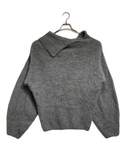 ETRE TOKYO（エトレトウキョウ）ETRE TOKYO (エトレトウキョウ) 2Wayルーズネックニットプルオーバー グレー サイズ:Fの古着・服飾アイテム
